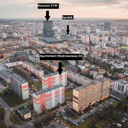 Katowice Apartament Spodek Modrzewiowa 24 Exterior foto