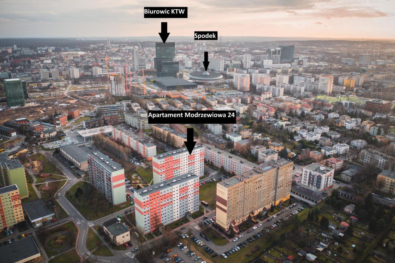 Katowice Apartament Spodek Modrzewiowa 24 Exterior foto